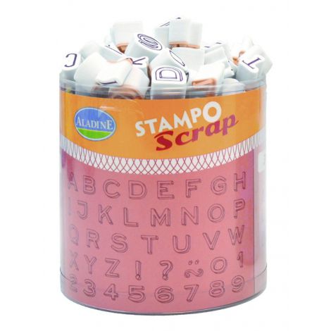Stempelki do Scrapa Aladine, 3 Alfabety